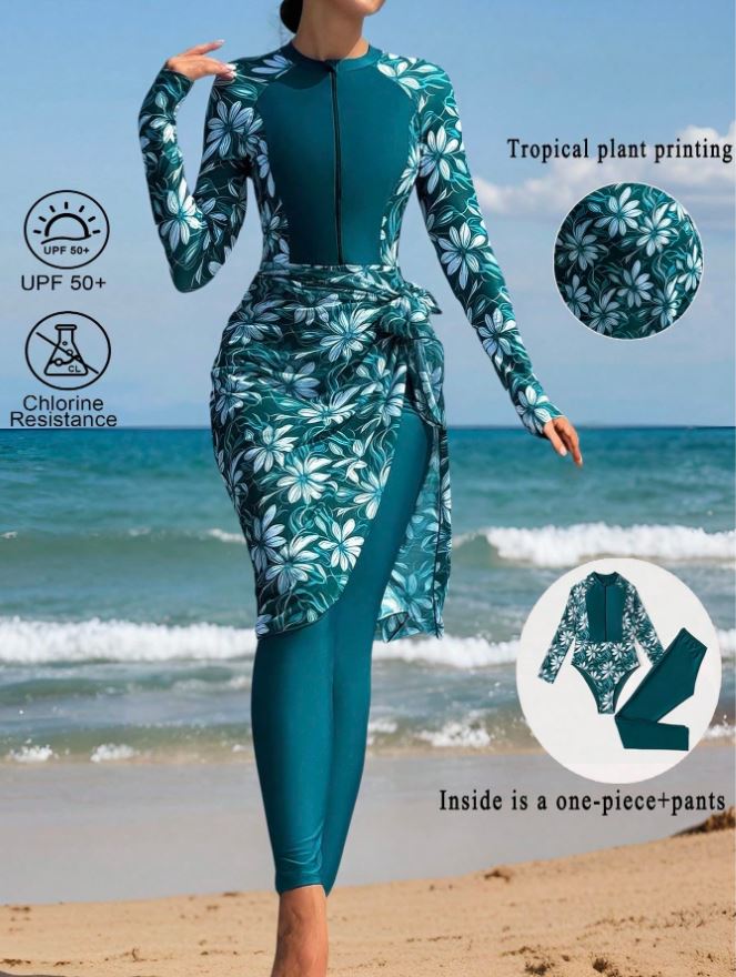 Swimsuit women green summer style