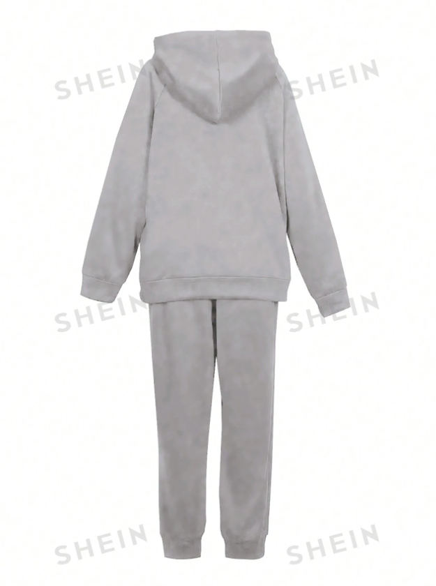 2pcs/Set Women Hoodie And Sweatpants Set