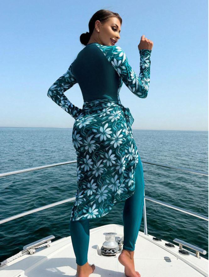 Swimsuit women green summer style