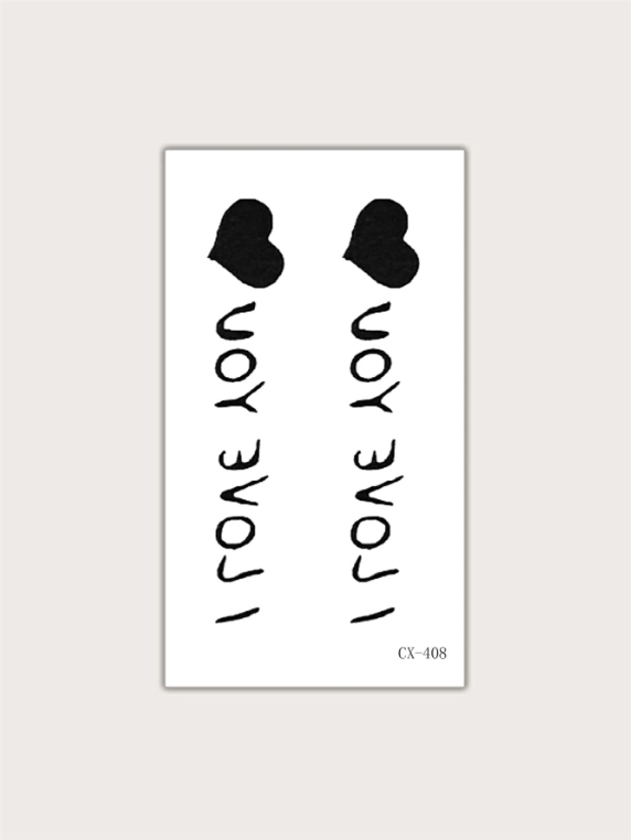 1pc Waterproof Sweatproof Temporary Tattoo Sticker