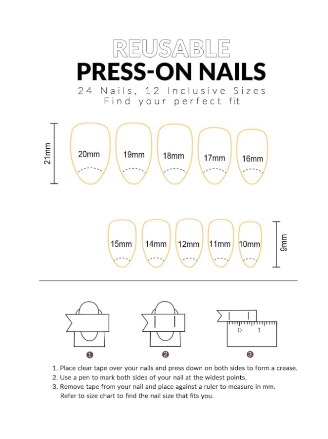 24pcs Minimalist Sexy Gradient Short Almond-Shaped Press-On Nails For Women
