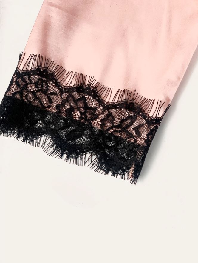 4pack Pink Satin Lingerie