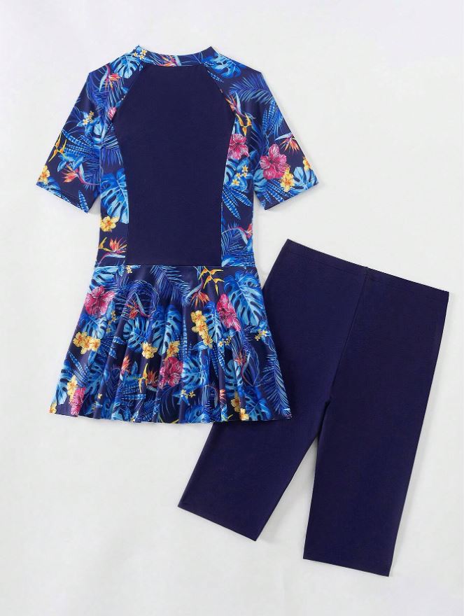Swimsuit women blue summer style