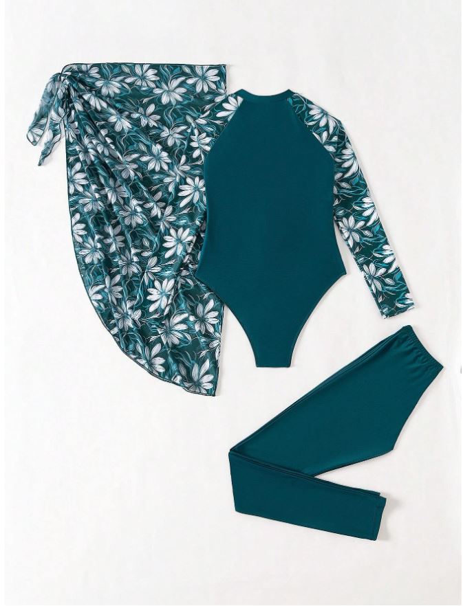 Swimsuit women green summer style
