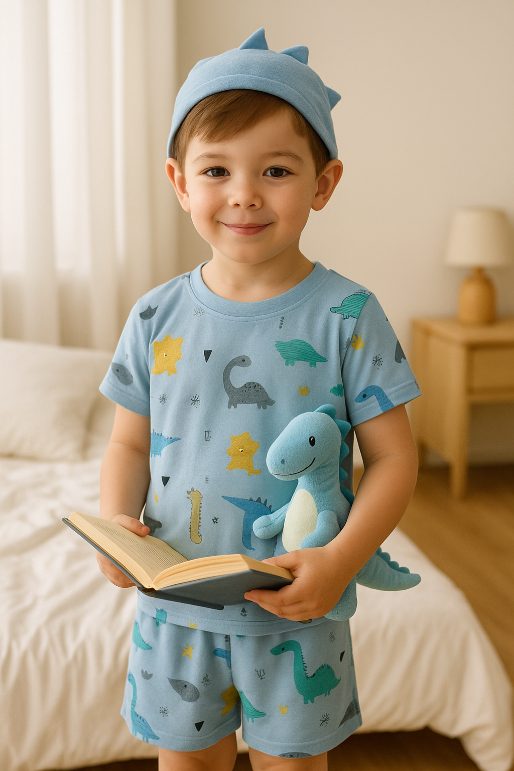 Dino Dreams 4-Piece Summer Pajama Set (Copy)