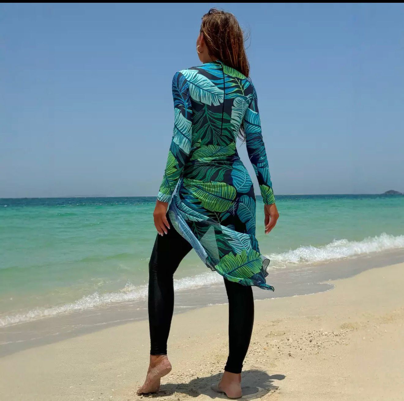 New Dark Green Swimsuit Different Style