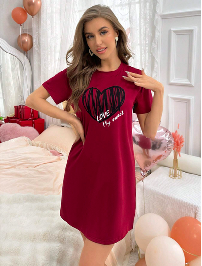Red Night Dress