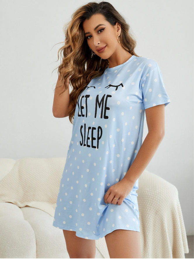 Blue Night Dress