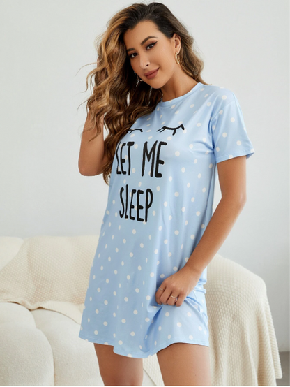 Blue Night Dress