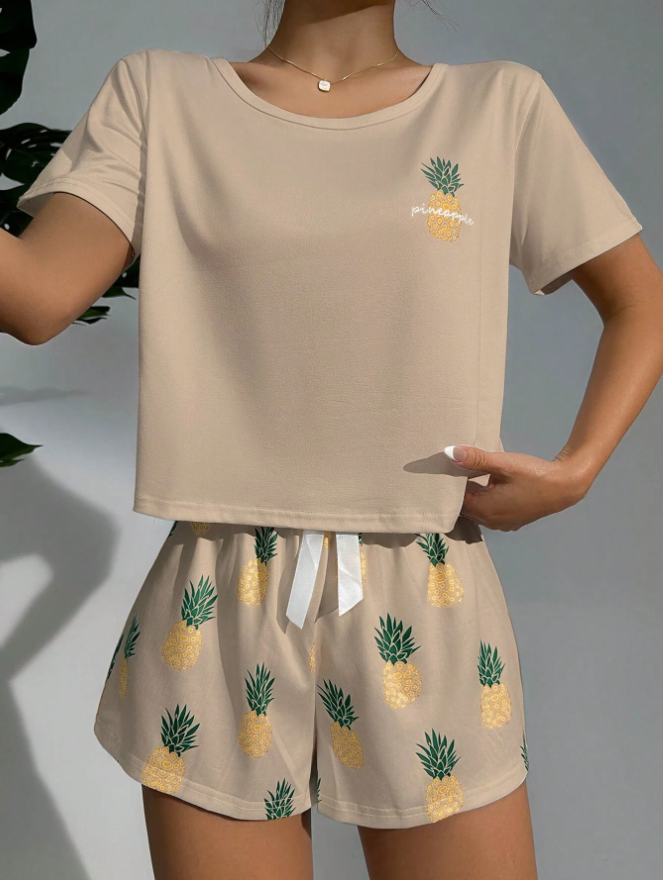 Pineapple Pajama Set