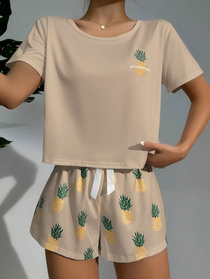 Pineapple Pajama Set