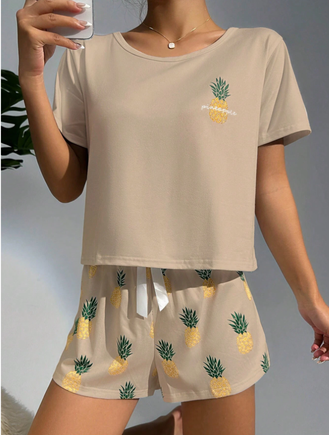 Pineapple Pajama Set