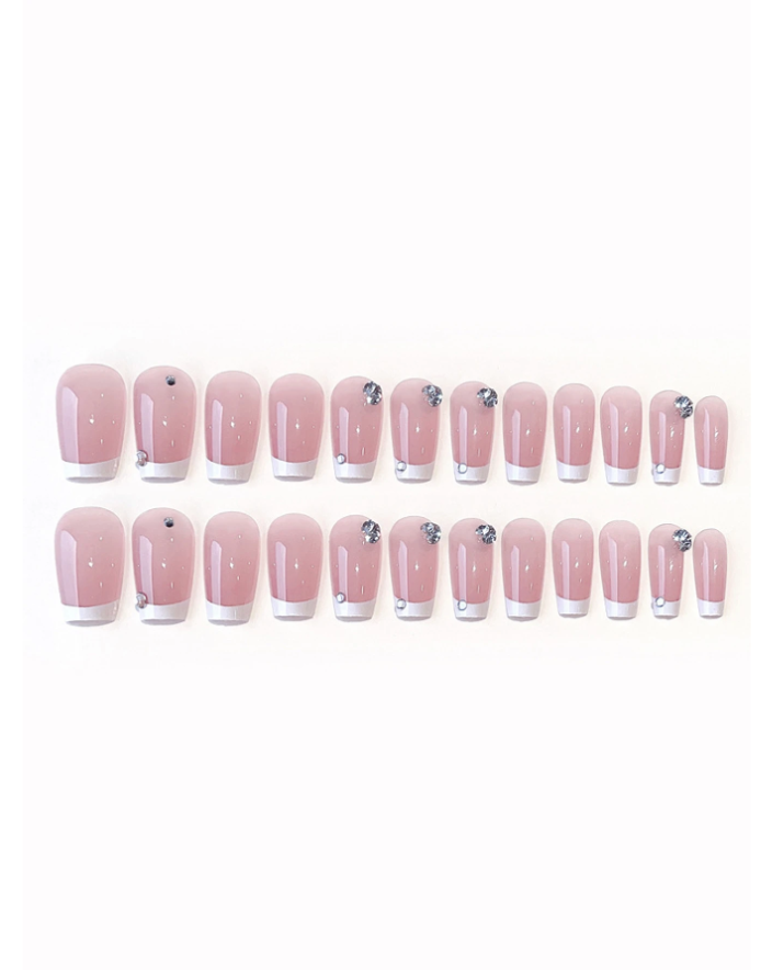 ElevateChic 24pcs Couture Coffin Nails
