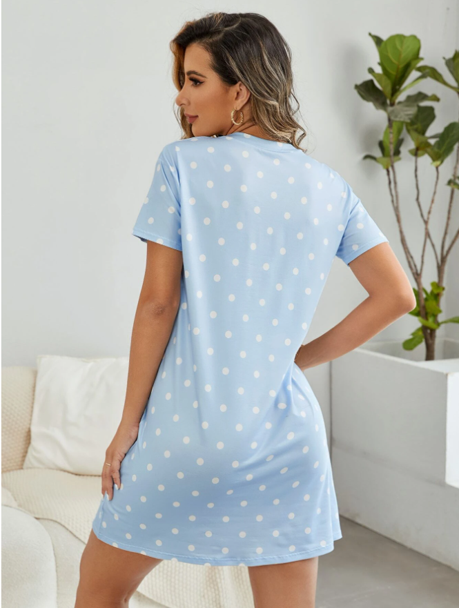 Blue Night Dress