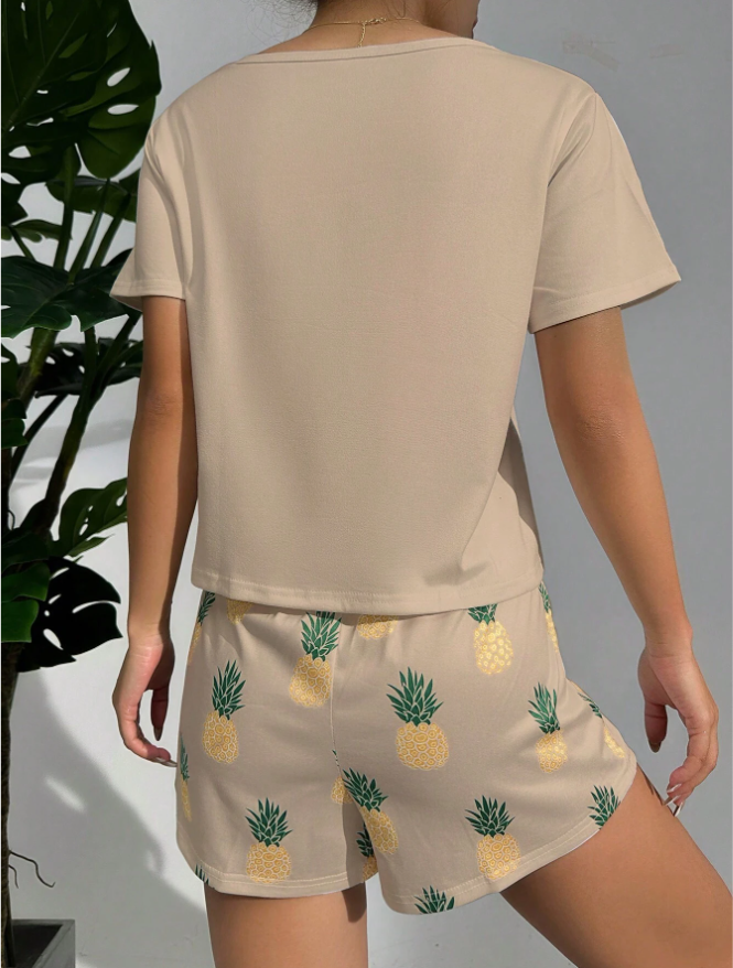 Pineapple Pajama Set