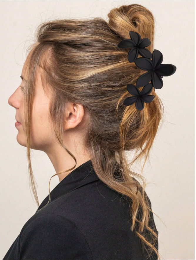 3pcs Flower Hair Claw Clips.
