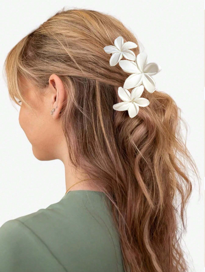 3pcs Flower Hair Claw Clips.