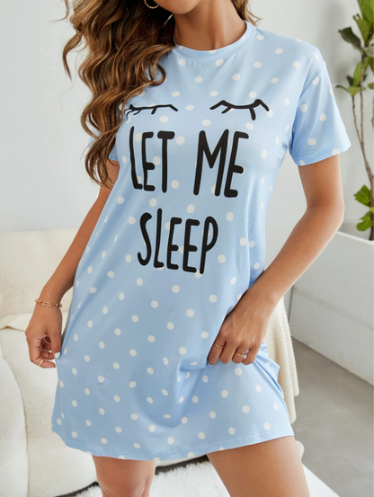 Blue Night Dress