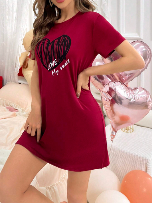 Red Night Dress