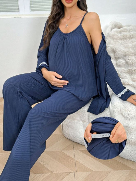 Women Maternity New Style Blue
