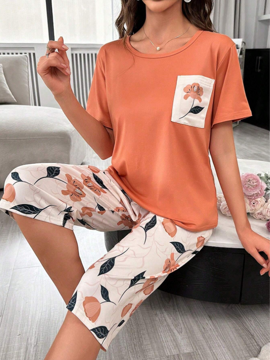 Women Summer Pajama Set