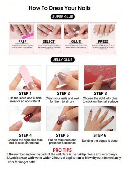 Pearl Pink Elegance Coffin Nail Set