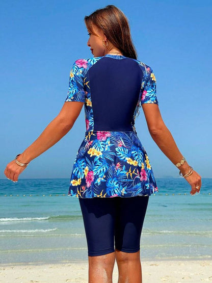 Swimsuit women blue summer style