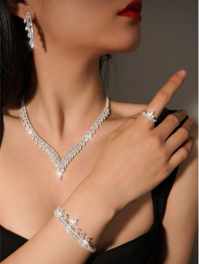 5pcs/Set Middle-Eastern, European, And American Style Jewelry Set