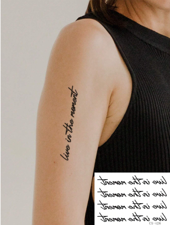 1pc Waterproof Pvc Temporary Tattoo Sticker