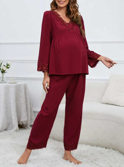 Maternity Women Red Pajama