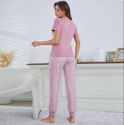 Women's Pajamas Pink Two Piece