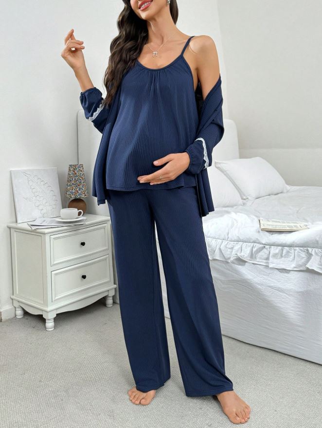 Women Maternity New Style Blue