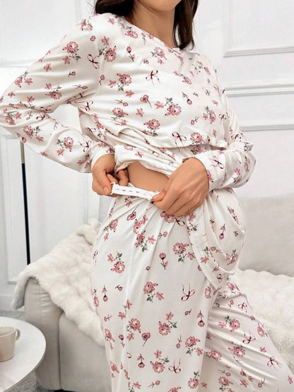 Women New model maternity pajama white