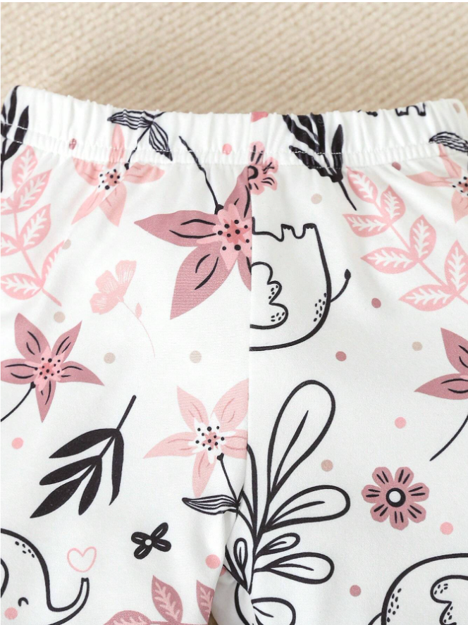 2pcs/Set Fit's Simple & Cute Short