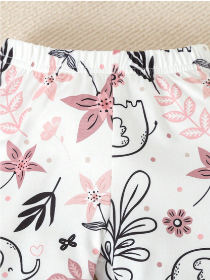 2pcs/Set Fit's Simple & Cute Short