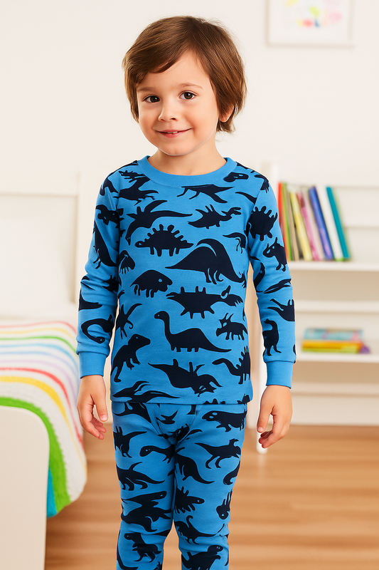 Pajama Dinosaur Print Set