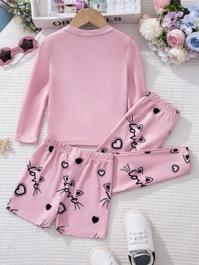 Young Girl Pajama Set