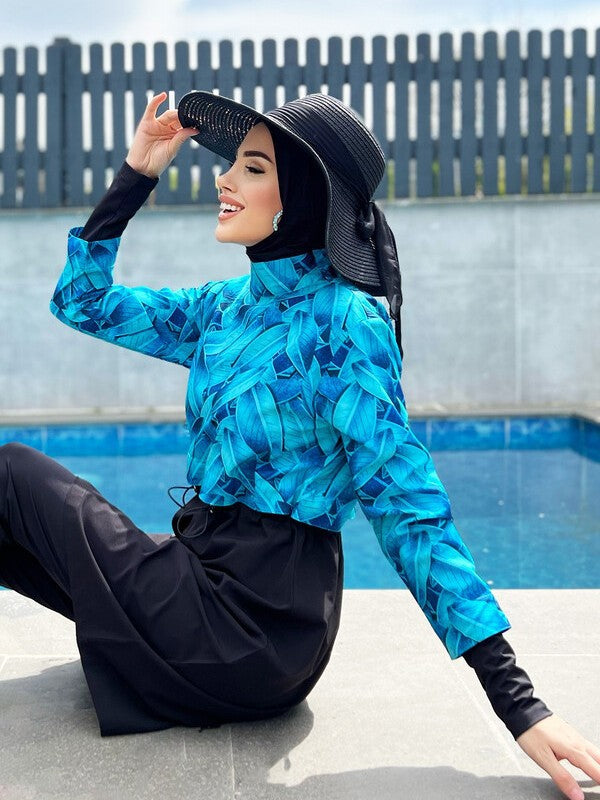 Women Swimsuits Blue