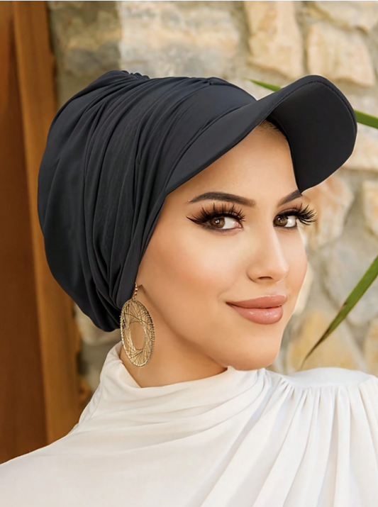Women Hat double new Style Black