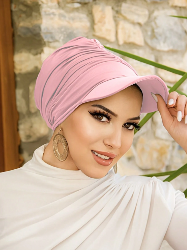 Women Hat double new Style pink