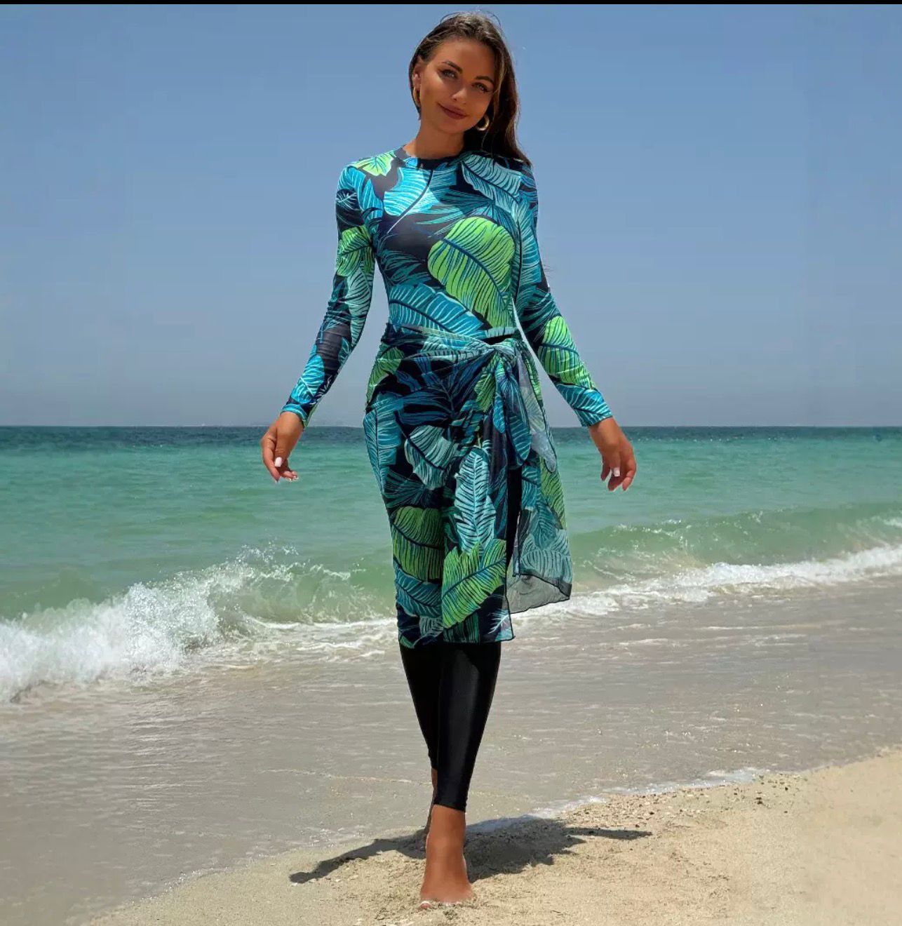 New Dark  Green Swimsuit Different Style