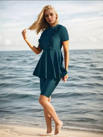 Swim 2pcs women Dark green