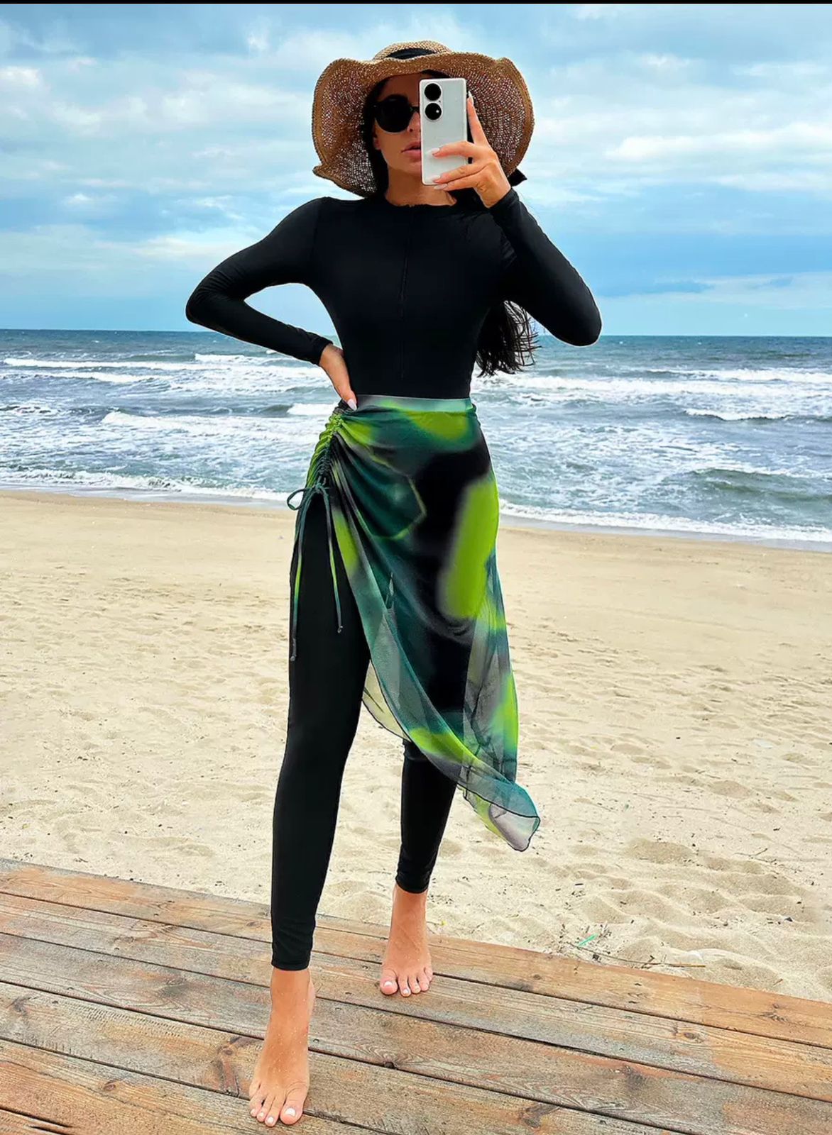 New Green Swimsuit New Style