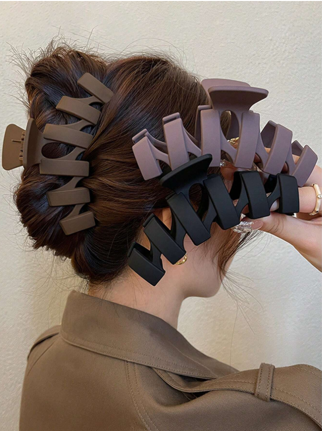 3pcs Women's Large Hair Claw Clips