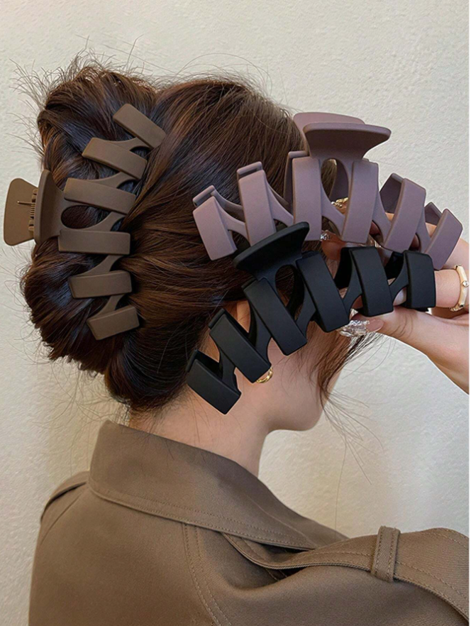 3pcs Women's Large Hair Claw Clips